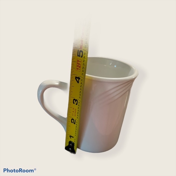 CRESTWARE Set of 6 White Ceramic Coffe Mugs. - Picture 4 of 5